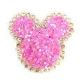 aplique mickey pink strass